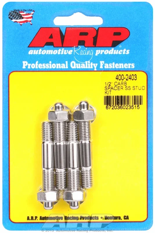 1/2″ Spacer SS carburetor stud kit