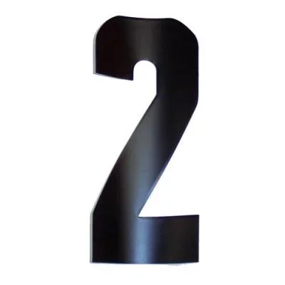 11 Inch Tall Race Number 2