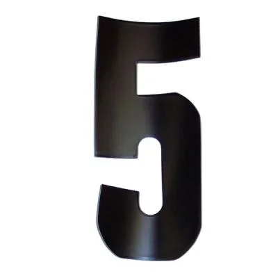 11 Inch Tall Race Number 5