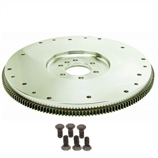 168-Tooth Steel SFI 30 lbs Flywheel – 2-Piece Rear Main Seal SB – 1 and 2-Piece Rear Main Seal BB – 10″-12″ Clutch – Internal Balance – GM Compatible