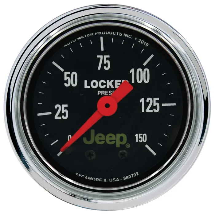 2-1/16″ Air Locker Pressure, 0-150 Psi, Jeep