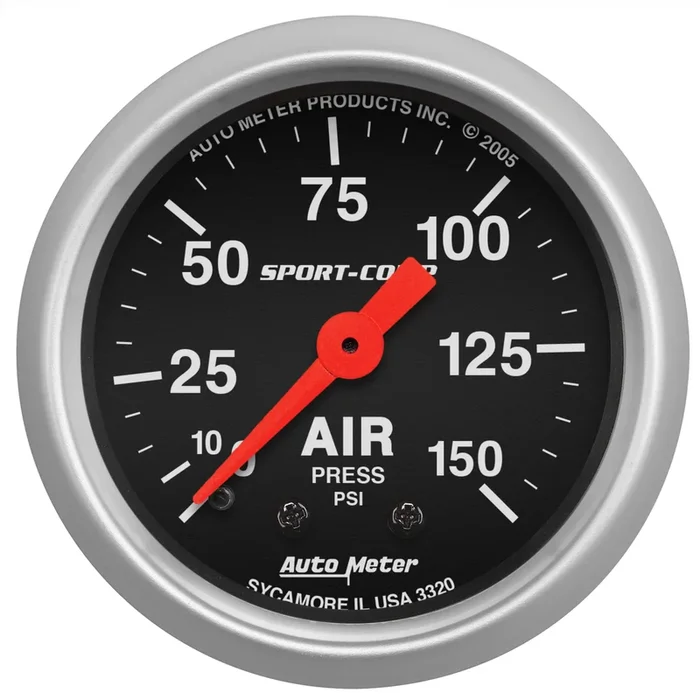 2-1/16″ Air Pressure, 0-150 Psi, Sport-Comp