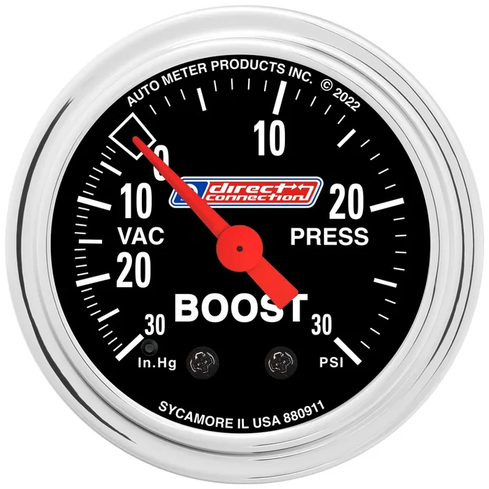 2-1/16″ Boost/Vacuum, 30 In Hg/30 Psi, Mopar Direct Connection