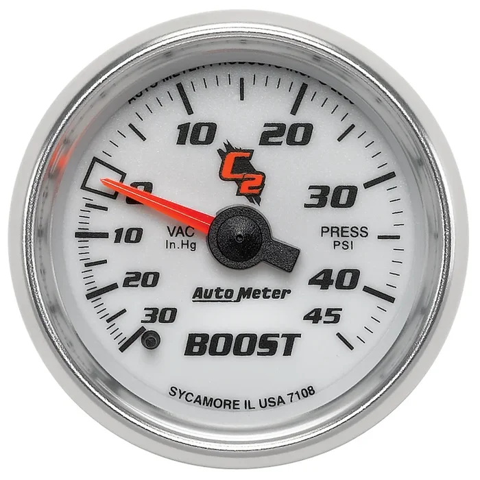 2-1/16″ Boost/Vacuum, 30 In Hg/45 Psi, C2