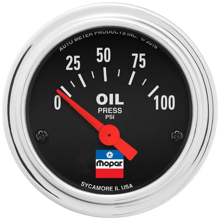 2″ Oil Press, 0-100 Psi, Mopar Classic