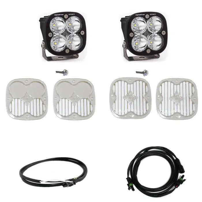 21+ Ford Bronco/22+ Ford Bronco Raptor A-Pillar Kit Squardron Sport Spot w/ Upfitter
