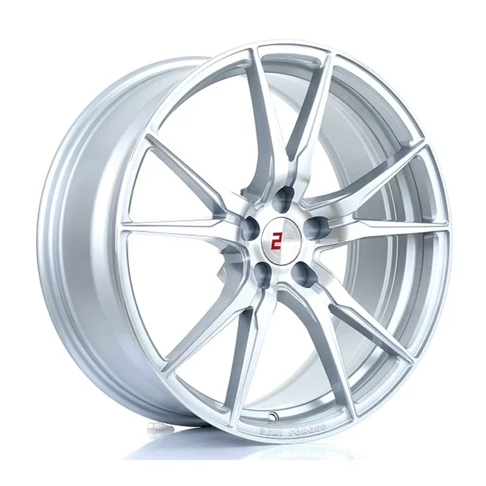 2FORGE Wheels ZF2 20×8.5 5×132 ET9-45 SILVER POLISHED FACE 10.8kg