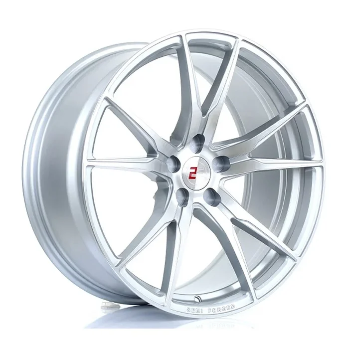 2FORGE Wheels ZF2 20×9.5 5×132 ET9-45 SILVER POLISHED FACE 10.9kg