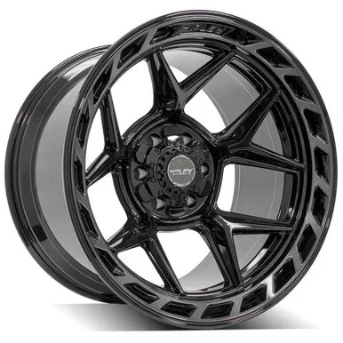 4PLAY Wheels Bronco/F-150/Ranger/Raptor 4P55 Brushed Black Wheel – 20×12 (2004-2022)