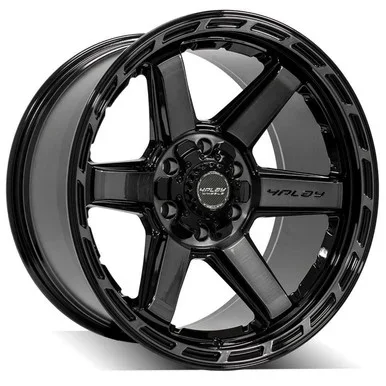 4PLAY Wheels Bronco/F-150/Ranger/Raptor 4P63 Brushed Black Wheel – 20×10 (2004-2023)