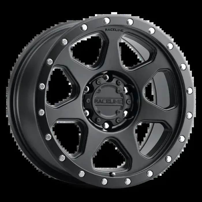 7X SATIN BLACK 17X8.5 6X139.7 0mm
