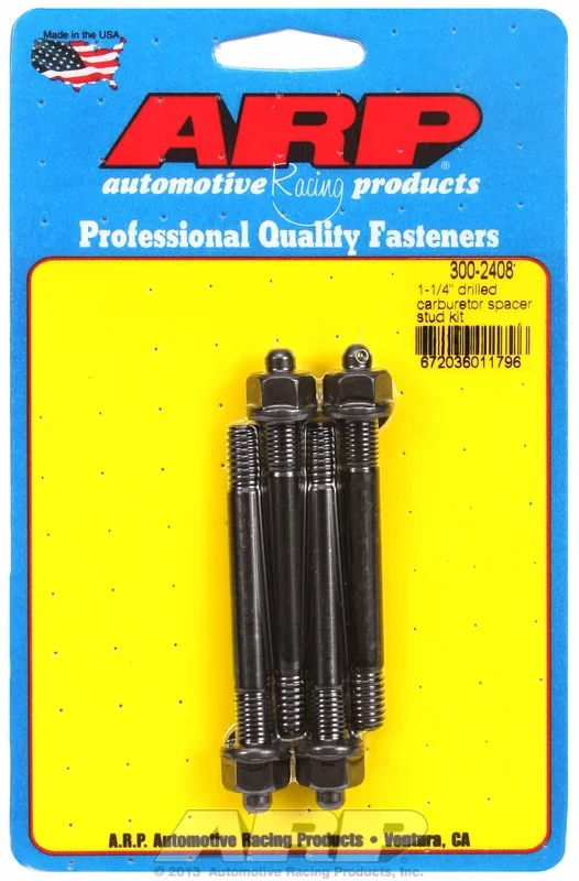 “1-1/4″” drilled carburetor spacer stud kit”