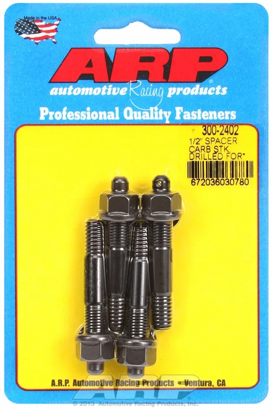 “1/2″” drilled carburetor spacer stud kit”