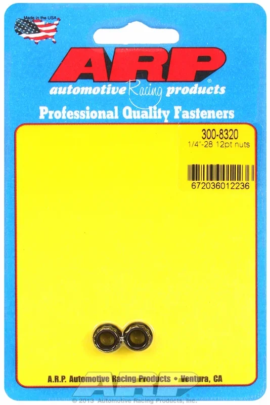 “1/4″”-28 12pt nut kit” (2pcs)