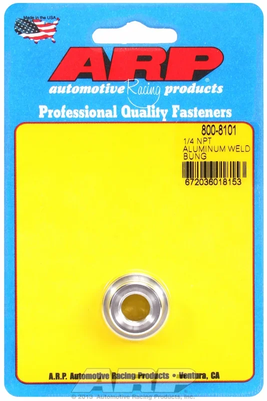 “1/4″” NPT aluminum weld bung”