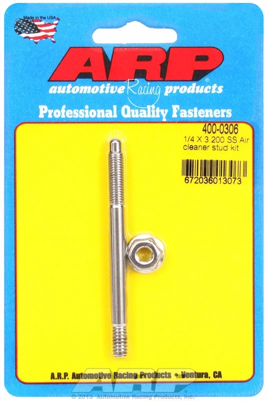 “1/4″” x 3.200 SS air cleaner stud kit”