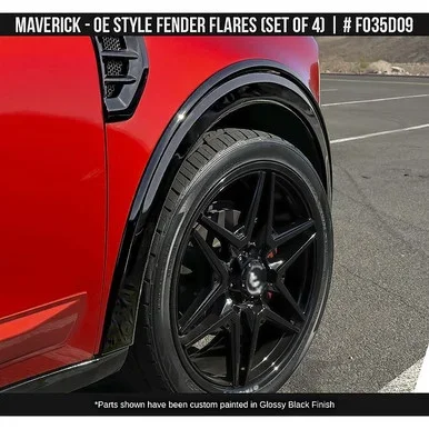 AirDesign Maverick Fender Flare Set – Satin Black (2022-2026)
