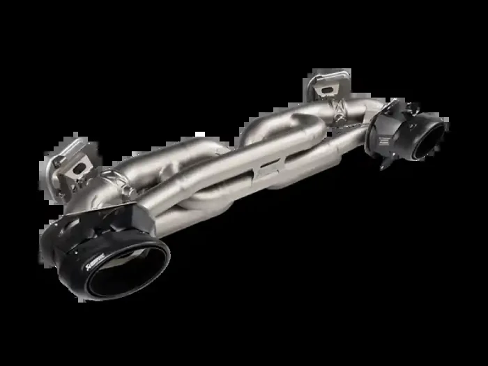 Akrapovic 20-21 Porsche 911 Turbo/Turbo S (992) Tail Pipe Set (Titanium) – Black