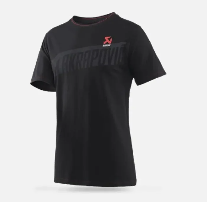 Akrapovic Mens Corpo T-Shirt Black – 2XL