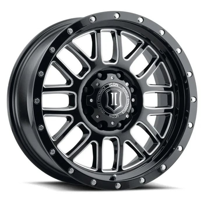 ALPHA GLOSS BLACK MILLED SPOKE 20X9 8X170 0mm