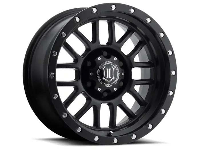 ALPHA SATIN BLACK 17X8.5 6X5.5 0mm
