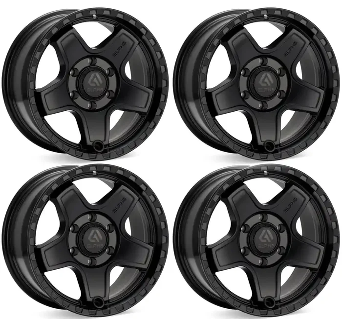 ALPHAequipt ECHO 18X9 5X130 +25 MATTE BLACK / AE1890513025MB (SET OF 4)