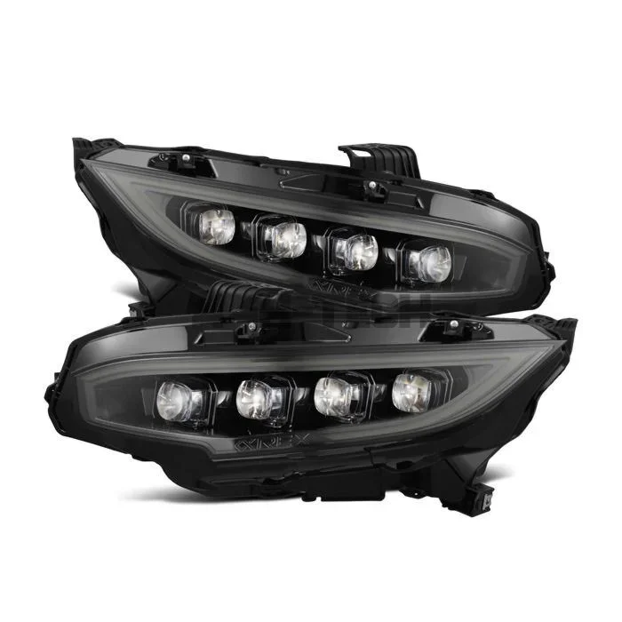 Alpharex NOVA-Series LED headlights alpha black (Honda Civic 17-21 FK6/FK7/FK8)