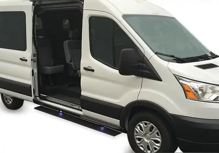 AMP Research 19-21 Mercedes Sprinter Van PowerStep – Black