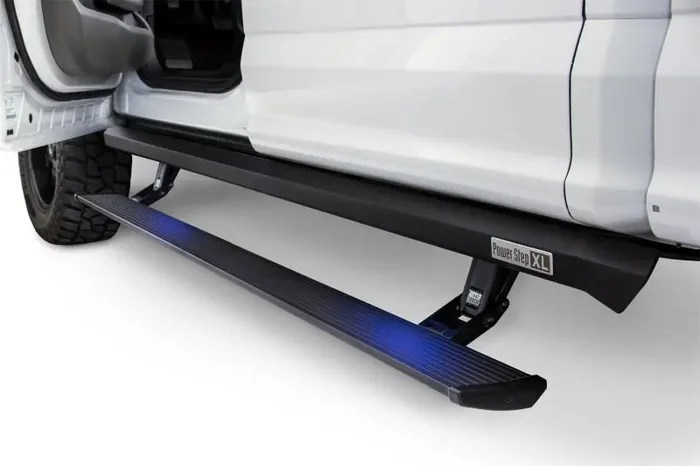 AMP Research 2021 Ford F-150 SuperCrew & 22-23 F-150 Lightning CC PowerStep XL – Black
