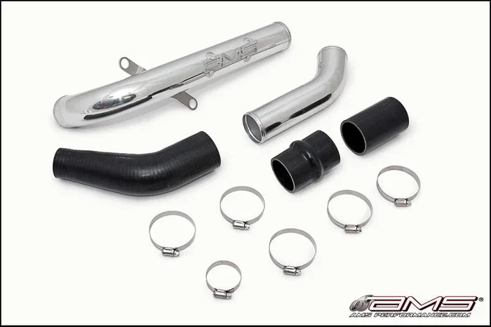AMS Performance 08-15 Mitsubishi EVO X Upper I/C Pipe – Black Powder Coat