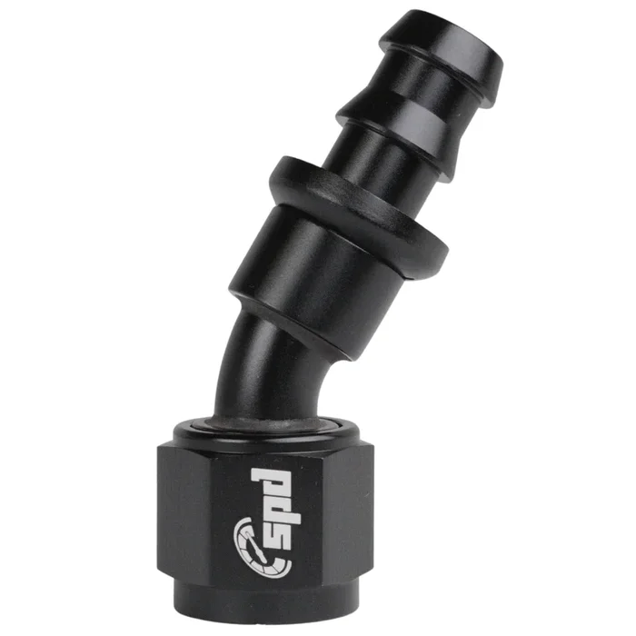 An4 hose end 30 ° Push On