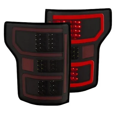 Anzo F-150 DRL Outline LED Tail Lights- Black (2018-2020)