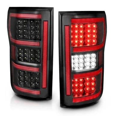 Anzo F-150 LED Taillight Black Housing Clear Lens Red Light Bar w/ Sequential (2018-2019)