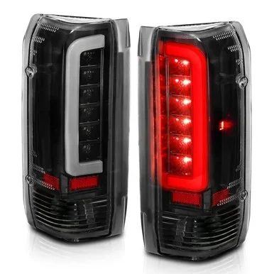 Anzo F-150 LED Taillights Black Housing Clear Lens – Pair (1987-1996)