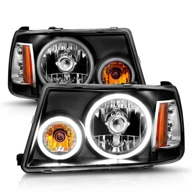Anzo Ranger Projector Headlights w/ Halo Black (CCFL) 1 pc (2001-2011)