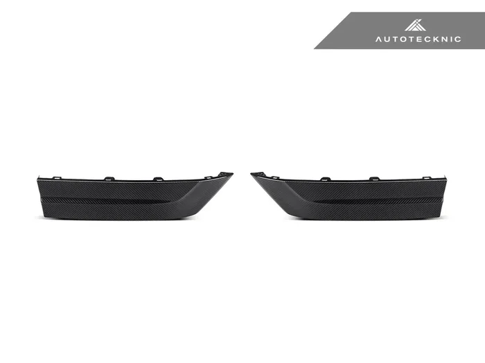 AutoTecknic Carbon Fiber Rear Splitter Set – F96 X6M