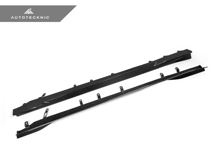 AutoTecknic Dry Carbon Fiber Side Skirt Extension Set – G87 M2