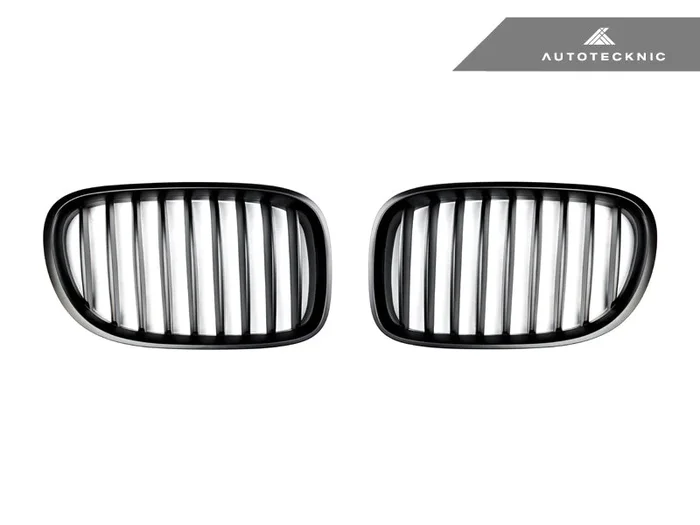 AutoTecknic Stealth Black Front Grille Set – F01/ F02 7-Series LCI