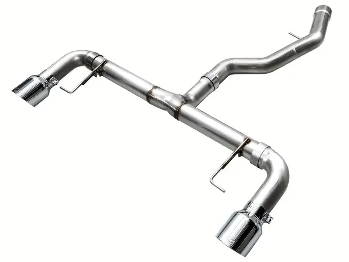 AWE 19-23 BMW 330i / 21-23 BMW 430i Base G2X Track Edition Axle Back Exhaust – Chrome Silver