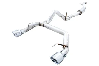 AWE Bronco 0FG Cat-Back Exhaust System w/ BashGuard – Dual 4.5″ Chrome Silver Tips (2021-2023)