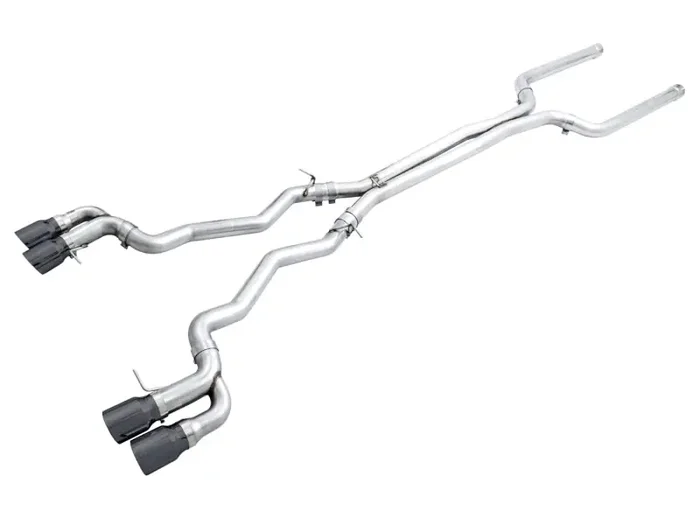 AWE Tuning 18-19 BMW M5 (F90) 4.4T AWD Cat-back Exhaust – Track Edition (Diamond Black Tips)
