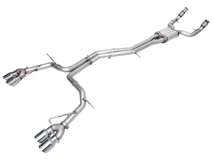 AWE Tuning 19-23 Audi C8 S6/S7 2.9T V6 AWD Track Edition Exhaust – Chrome Silver Tips