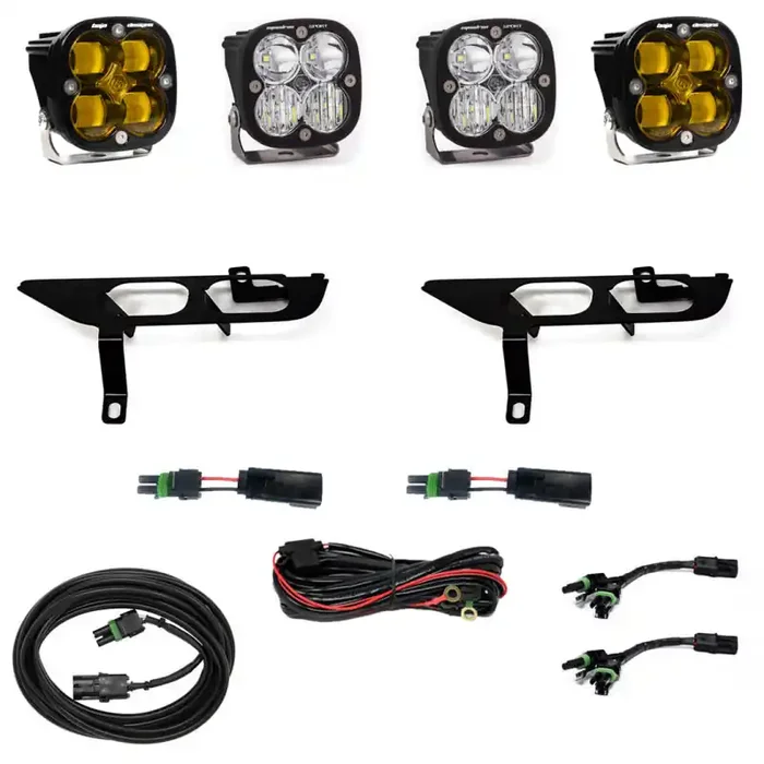 Baja Designs 2021+ Ford F-150 Sport Series Fog Pocket Kit – Amber