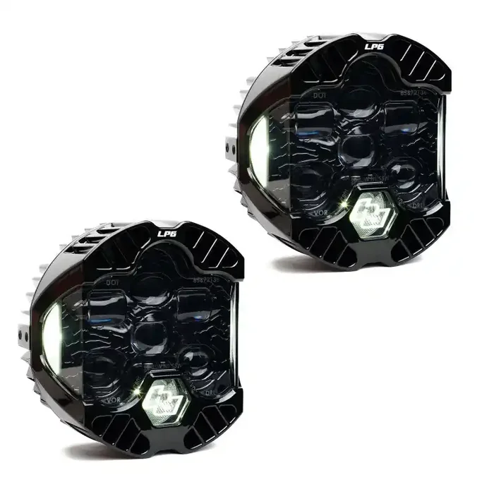 Baja Designs DOT LP6 LED Auxiliary Light Pod (Clear DRL) – Pair