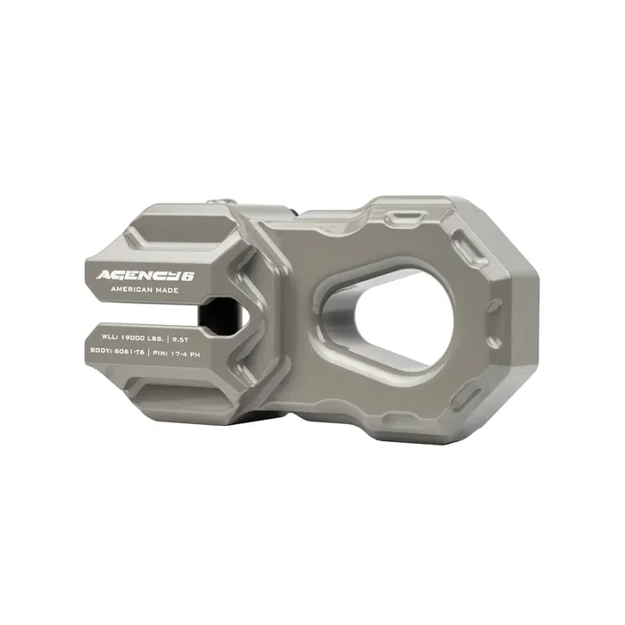 Billet Winch Shackle – Earth Grey