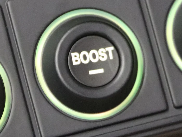 Boost decrease, icon CAN keypad