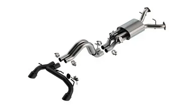 Borla Bronco Raptor ATAK Cat-Back Exhaust System – Black Tips (2022-2024)