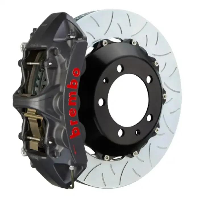 Brembo 06-09 Honda S2000 Front GTS BBK 6 Piston Cast 355×32 2pc Rotor Slotted Type-3-Black HA