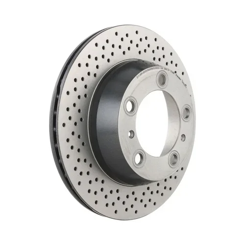 Brembo 09.8998.11 Prime UV Coated Rear Brake Rotor, Porsche 718 Boxster 2017–2019, 718 Cayman 2017–2019, Boxster 2005–2016