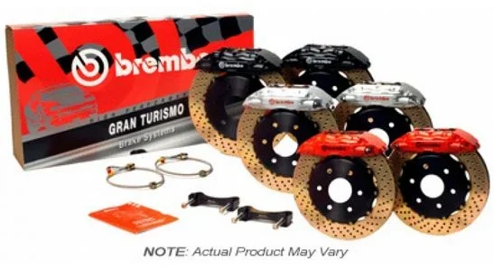 Brembo 6 Piston Front BBK Slotted or Drilled : Red Caliper, Slotted Rotor – 1M2.8047A2 – 2013-2016 Scion FR-S / 2013-2020 Subaru BRZ / 2017-2019 Toyota 86